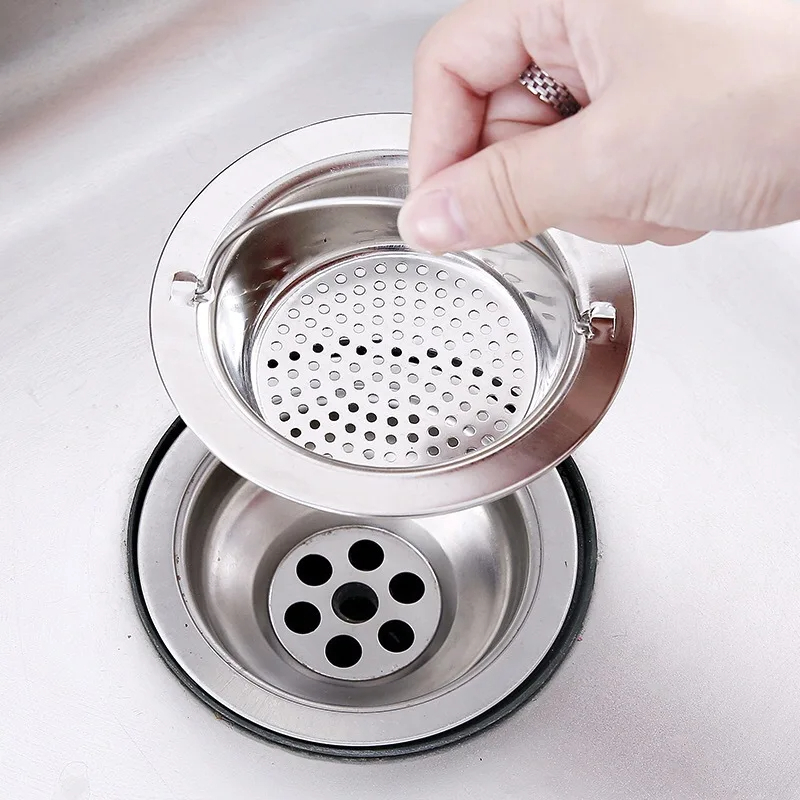 Home Kitchen Bathroom Cleaning - 9/11Cm Filter Wastafel Baja Tahan Karat