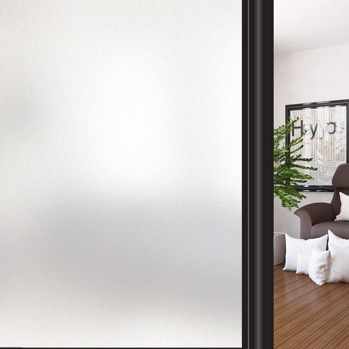 Home Bathroom Window Tint - Film Jendela Privasi Berlapis Embun Beku,