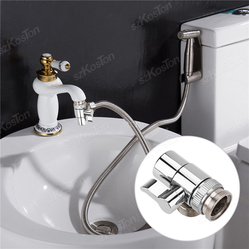 Home Bathroom With Two Toilets - Keran air dapur, untuk rumah, adaptor