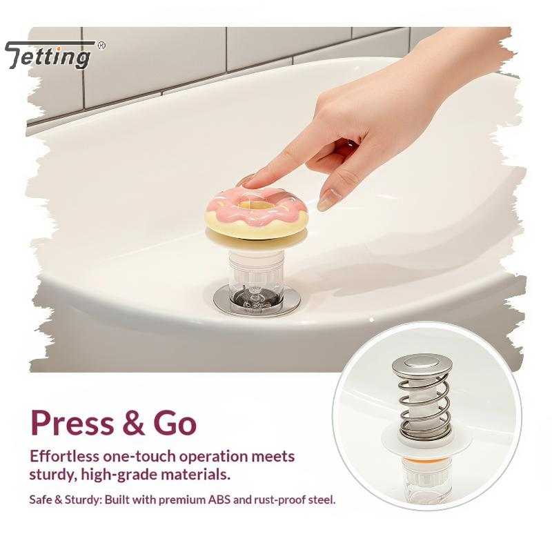 Home Hardware Bathroom Sinks - Penutup Saluran Air Keramik Bentuk Donat