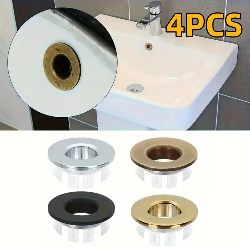 Home Hardware Bathroom Sinks - 4 Penutup Lubang Overflow Bak Cuci