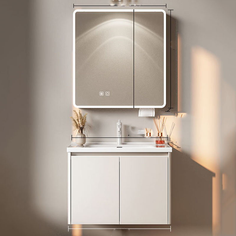 Home Bathroom Partition Wall - Lemari Kamar Mandi Mewah Putih, Organizer