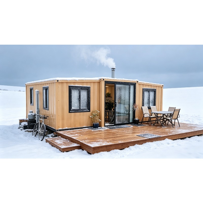 Rumah Prefabrikasi Villa Kecil - Tiny Home Bathroom Kitchen ulasan dan harga