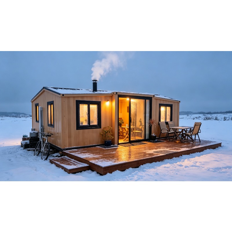 Rumah Prefabrikasi Villa Kecil - Tiny Home Bathroom Kitchen ulasan dan harga