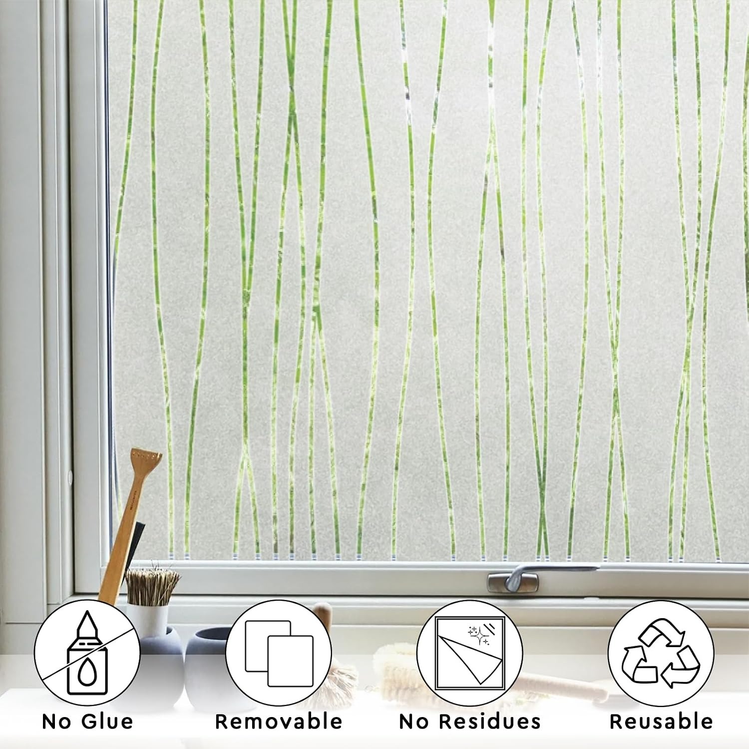 Film Privasi Jendela Berpola G - Home Bathroom Window Tint ulasan dan harga