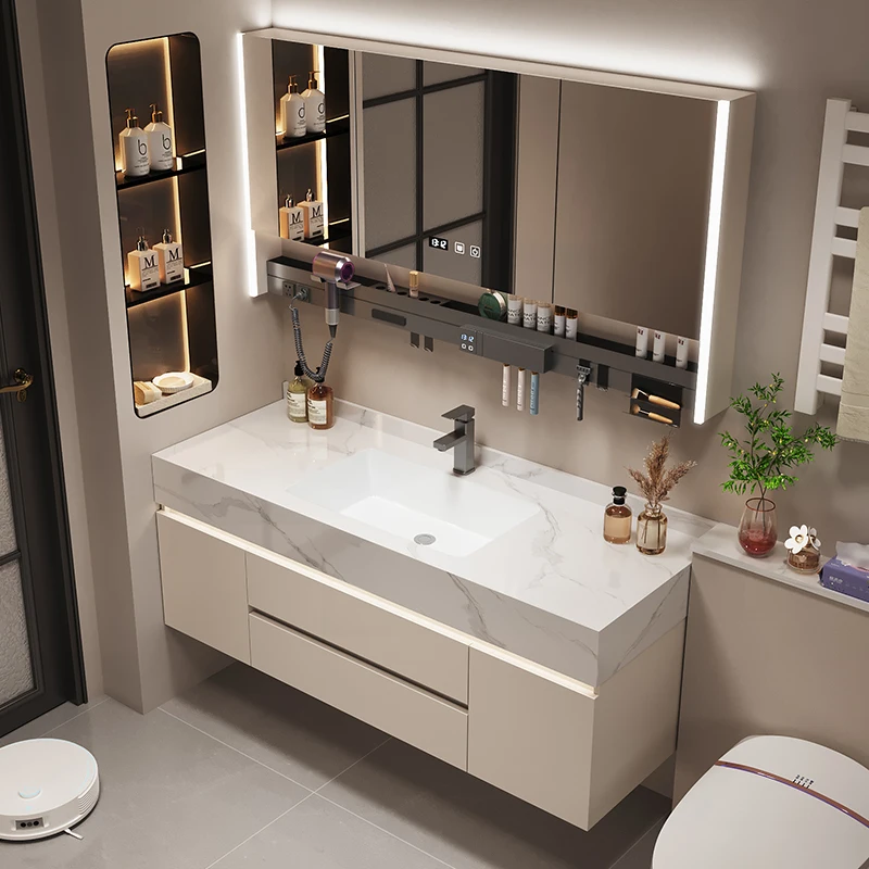 Partisi Penyimpanan Lemari Kam - Home Bathroom Partition Wall ulasan dan harga