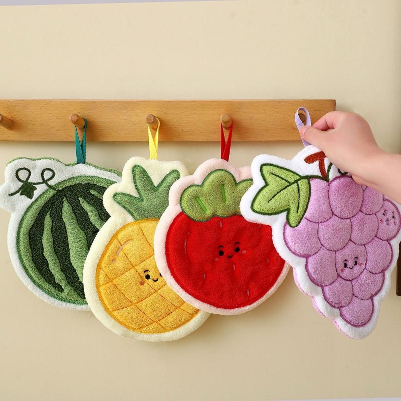 Handuk Tangan Motif Buah, Kain - Home Kitchen Bathroom Cleaning ulasan dan harga