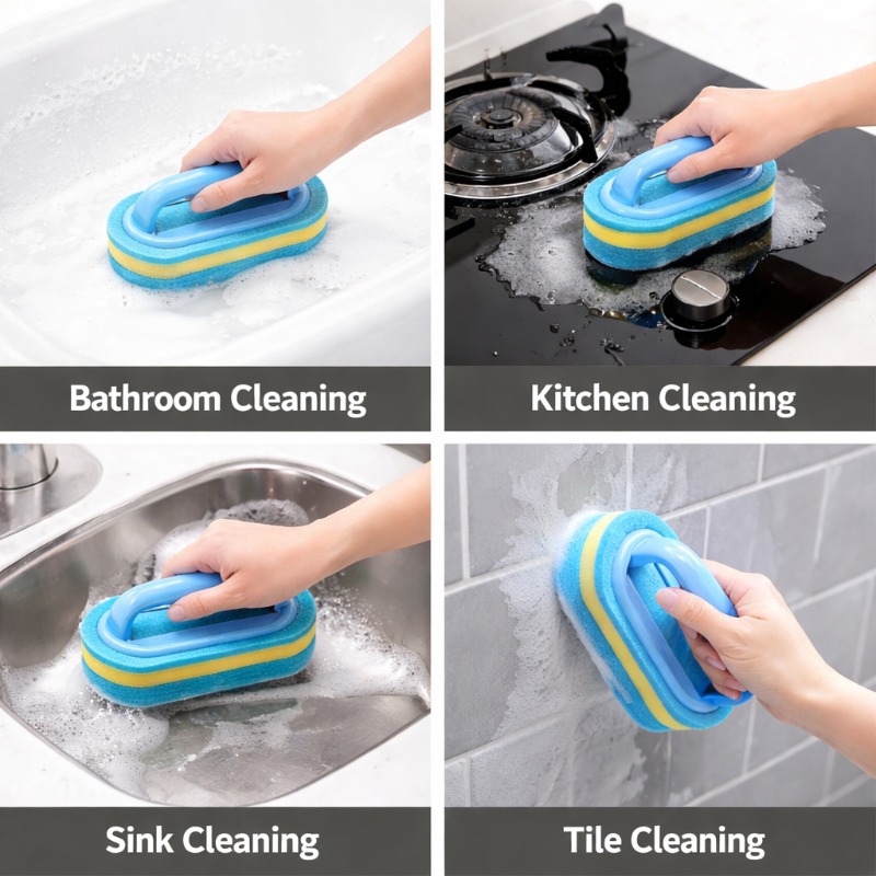 Sikat Pembersih Rumah Tangga d - Home Kitchen Bathroom Cleaning ulasan dan harga