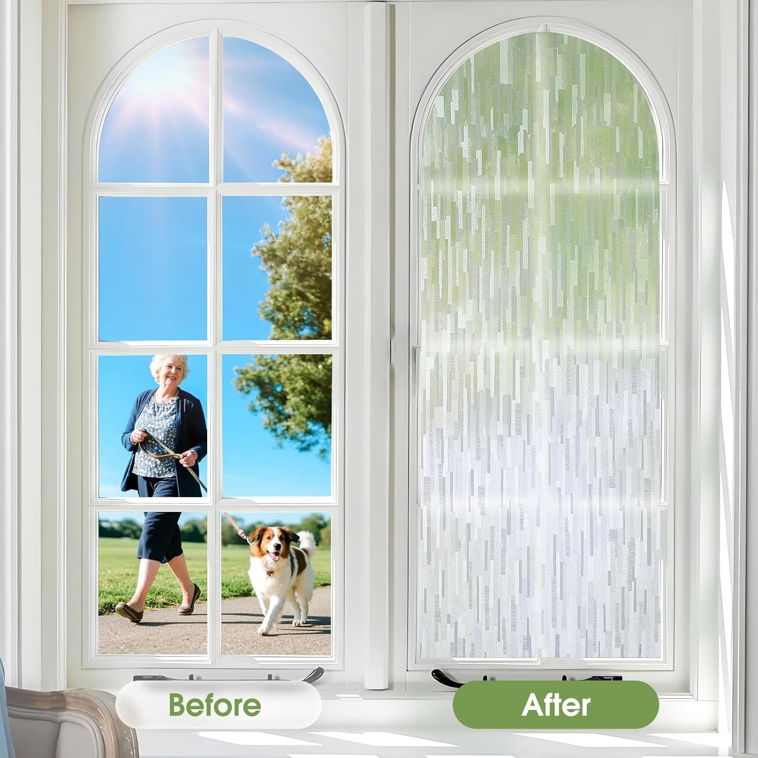 Film Jendela Privasi Motif Mos - Home Bathroom Window Tint ulasan dan harga