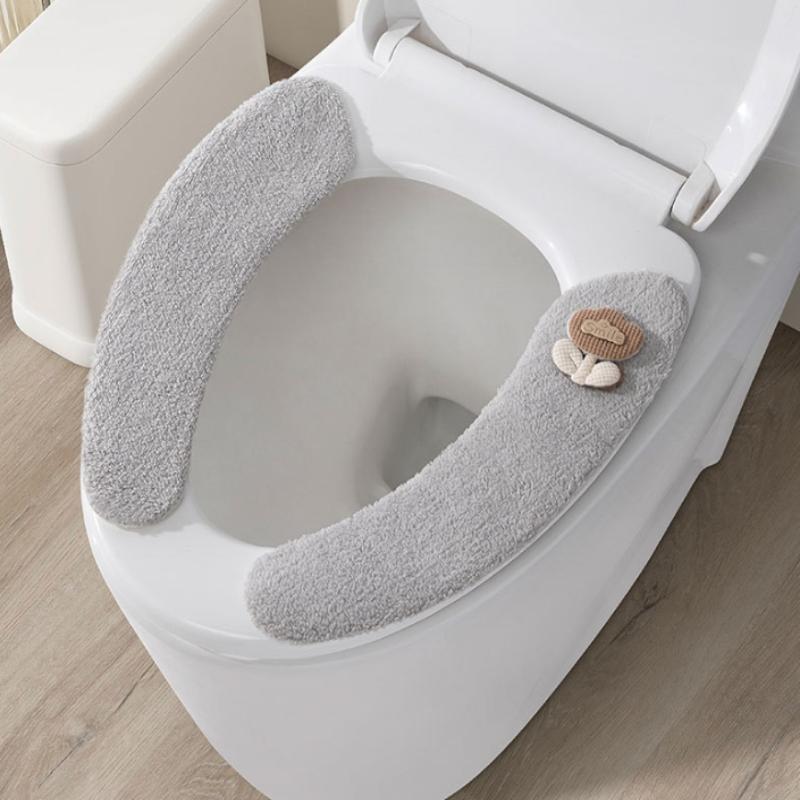1 Pasang Penutup Tempat Duduk  - Home Bathroom With Two Toilets ulasan dan harga