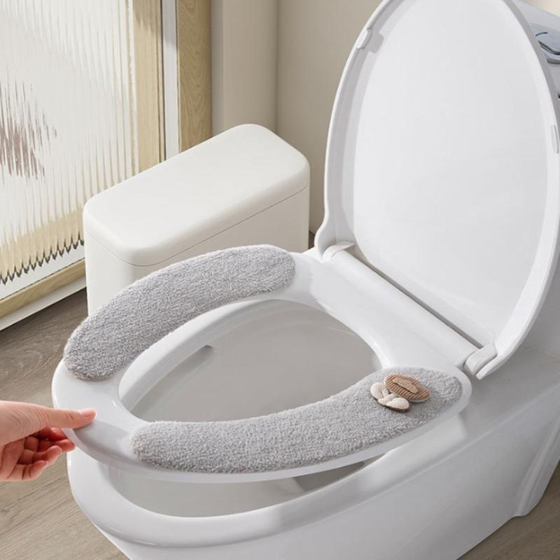 1 Pasang Penutup Tempat Duduk  - Home Bathroom With Two Toilets ulasan dan harga