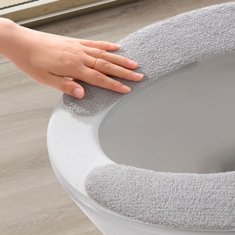 1 Pasang Penutup Tempat Duduk  - Home Bathroom With Two Toilets ulasan dan harga