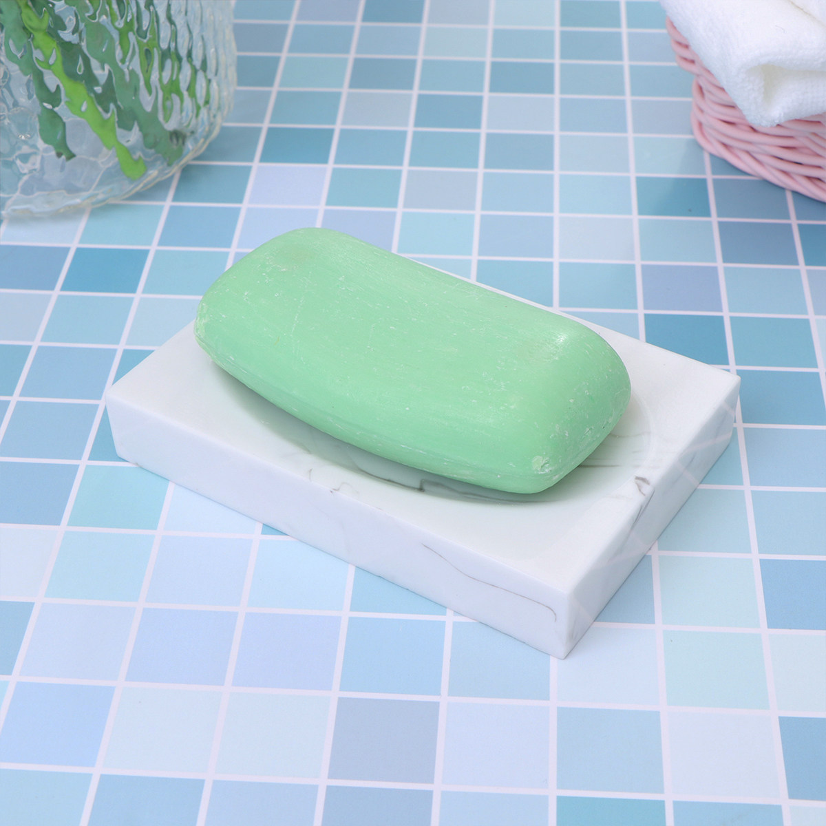 1 Buah Tempat Sabun Kotak Sabu - Home Kitchen Bathroom Cleaning ulasan dan harga