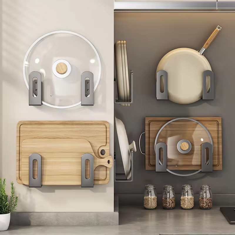 2 buah/set rak tutup panci rak - Tiny Home Bathroom Kitchen ulasan dan harga