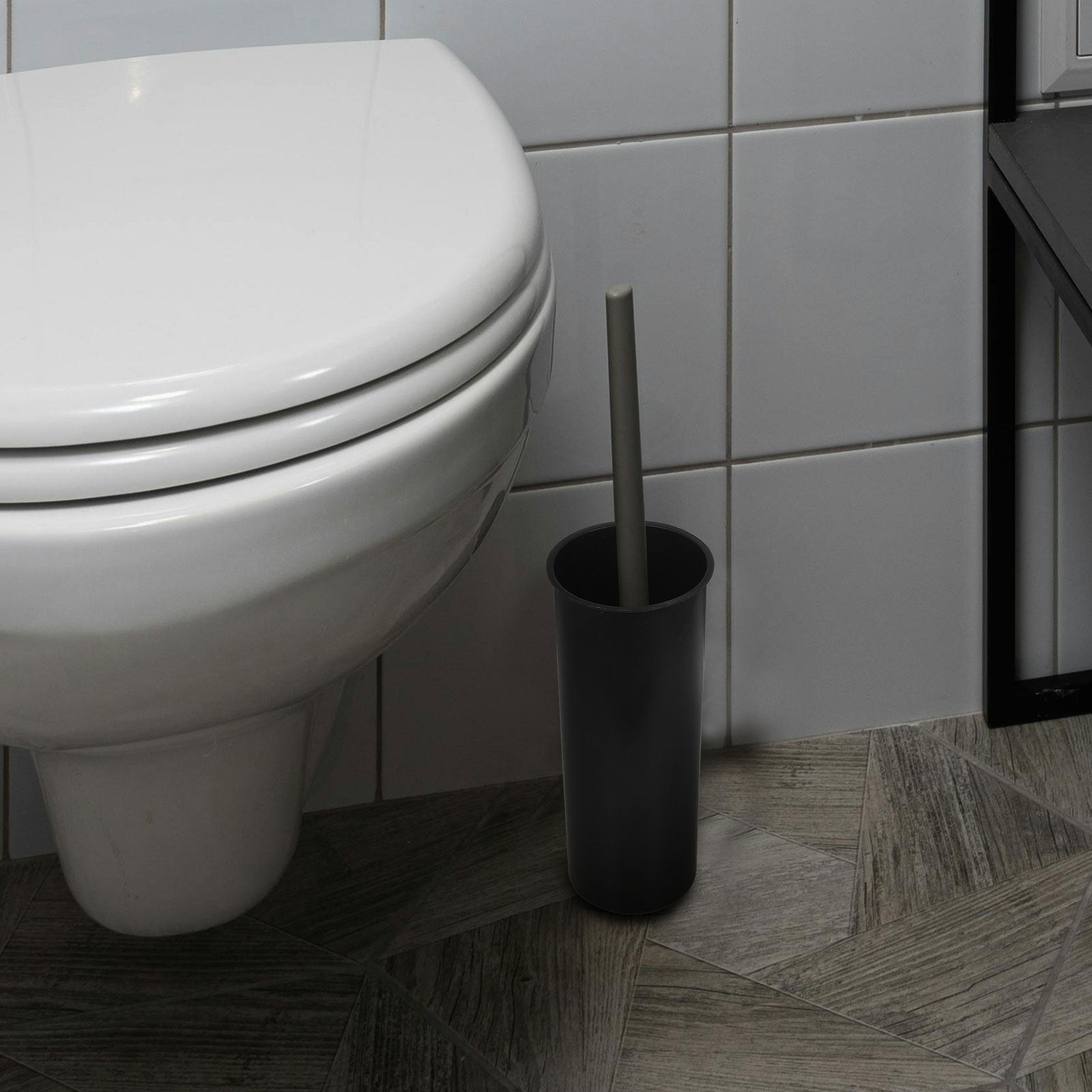 Tempat Sikat Toilet Plastik, D - Home Bathroom Cleaning Solution ulasan dan harga