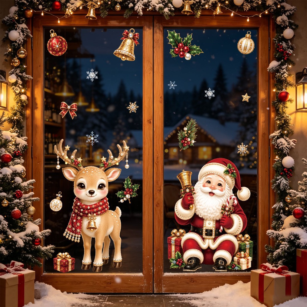 Stiker Jendela Natal 2027, Sti - Home Bathroom Tiles ulasan dan harga