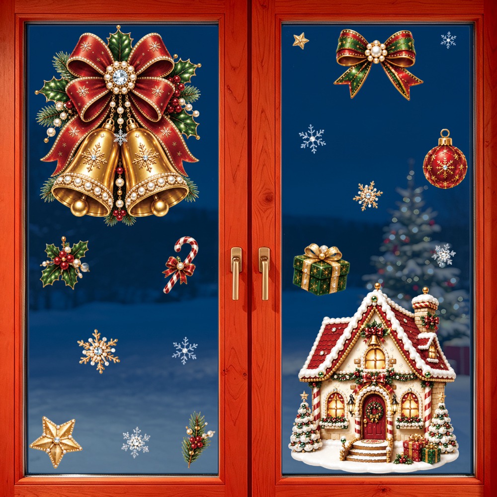 Stiker Jendela Natal 2027, Sti - Home Bathroom Tiles ulasan dan harga