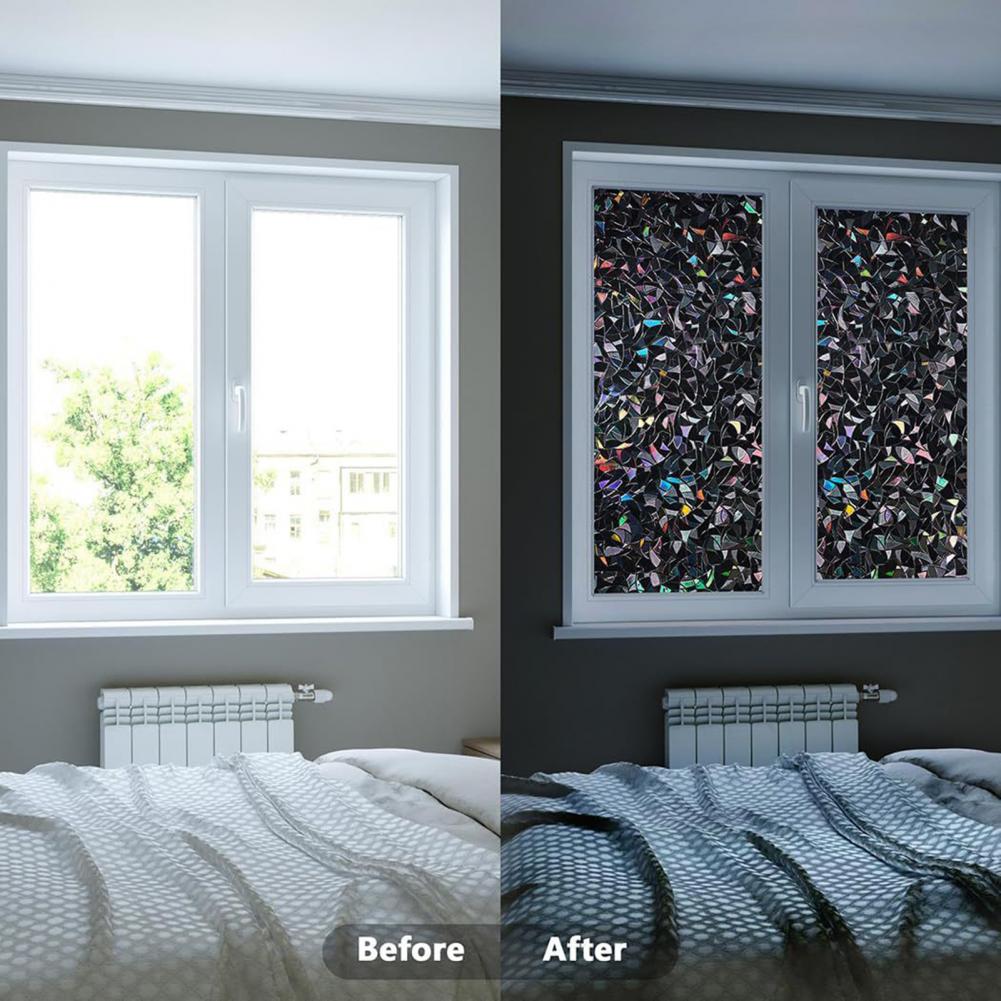 Film Blackout jendela pelangi  - Home Bathroom Window Tint ulasan dan harga
