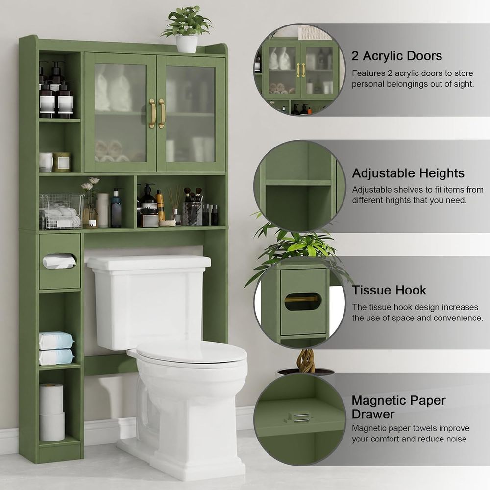 Lemari Penyimpanan Akrilik Hem - Home For Bathroom ulasan dan harga