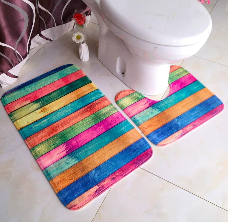 Karpet Rumah, Keset Lantai Kam - Home Bathroom With Two Toilets ulasan dan harga