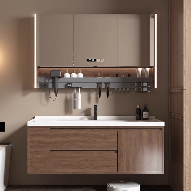 Lemari Kamar Mandi Modern Kayu - Home Bathroom Partition Wall ulasan dan harga