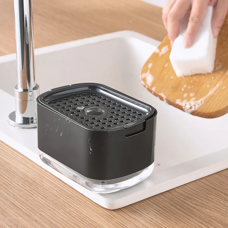 Dispenser sabun dengan dudukan - Home Kitchen Bathroom Cleaning ulasan dan harga
