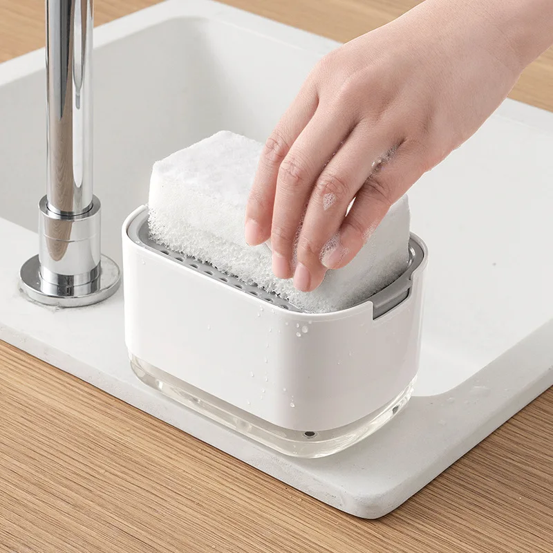Dispenser sabun dengan dudukan - Home Kitchen Bathroom Cleaning ulasan dan harga