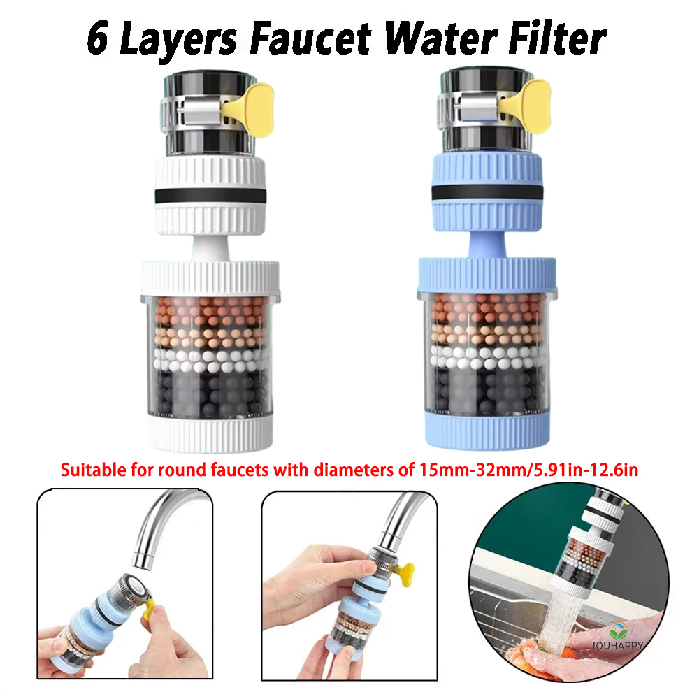 Filter Air Keran 6 Lapis Keran - Home For Bathroom ulasan dan harga