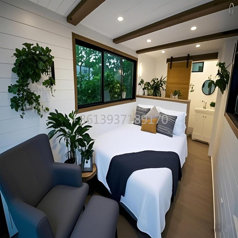 Rumah Prefab Mewah yang Dapat  - Tiny Home Bathroom Kitchen ulasan dan harga
